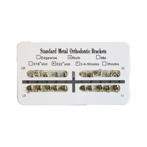 Brackets Metálicos de Ortodoncia Haifeng Roth 022 Ranura 3 4 5 Ganchos Corrección Dental para Adultos - Product Image 1