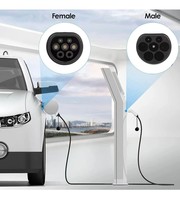 Chargeur EV portable Senhao New Mode 3 monophasé/triphasé 32A 7/22kW 5m TPU/Cu Type 2 mâle Type 2 femelle Câble de charge IEC 62196-2