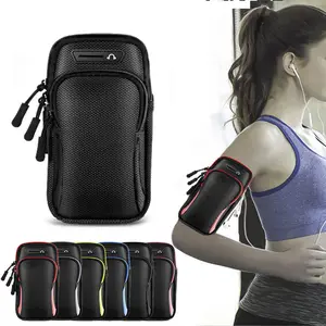 Funda de teléfono deportiva impermeable para correr por la noche, para Huawei, Funda Universal para teléfono deportivo, banda para el brazo, bolsas para correr