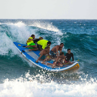 Mega Stand Up Paddle Boards planche géante gonflable SUP de grande taille pour l'équipe