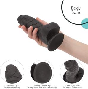 7Inch Realistische Dildo Zachte Vloeibare Siliconen Materiaal Geen Geur Volwassen Seksspeeltjes Dikke Penis Sterke Zuignap Voor Handvrij - Product Image 4