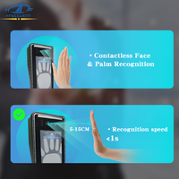 HFSecurity FR05, Control de Acceso Biométrico con Reconocimiento Facial y de Tarjetas, 5 Pulgadas, Registro de Asistencia con Código QR, POE Integrado