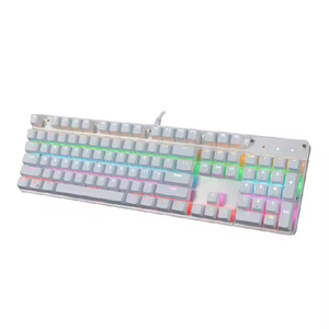 RGB LED Backlit Wired Mechanical Gaming <b>Keyboard</b>, Aluminum Base, 104 Standard Keys - Product Image 2