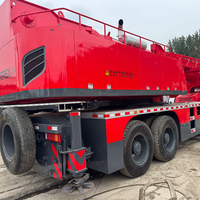 Grue mobile hydraulique TEREX CHANGJIANG TTC070G 70 tonnes d'occasion, double moteur, boîte de vitesses, hauteur de levage 60m