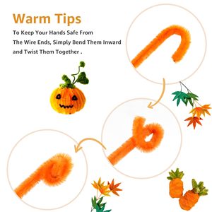 Shade Yellow Chenille Stems Bulk Craft Supply <b>for</b> Spring Decor Bee Sunflower Crafts Happy DIY Gifts - Product Image 2
