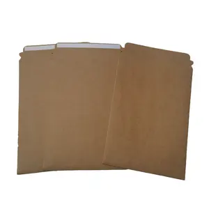 Enveloppes Kraft rigides en carton brun 6.25x8.25, enveloppes plates pour documents et photos, vente en gros d'usine