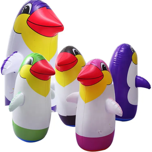 Wholesale Custom High Quality PVC Water-Filled Toys Indoor and <strong>Outdoor</strong> Children's Inflatable Penguin <strong>Boxing</strong> <strong>Bags</strong> for Sale - Product Image 6