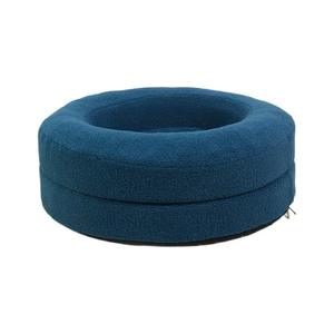 Calming Shag Vegan Faux Fur Pet Bed Deep Sleep Donut Cuddler Round Dog Bed Cama Para Mascota - Product Image 1
