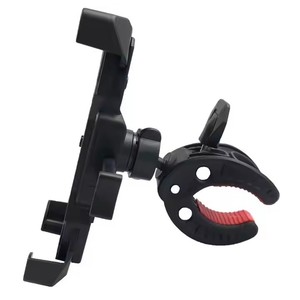 Support de téléphone universel pour guidon de <span class=keywords><strong>moto</strong></span> à 8 griffes anti-vibration, rotation à 360°, texture en fibre de carbone, pour smartphones - Product Image 3