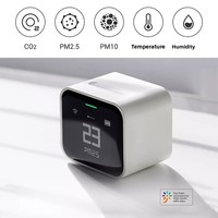 Détecteur d'air Qingping Lite - Moniteur portable de la qualité de l'air, CO2, température et humidité - Contrôle par application - Compatible avec HomeKit
