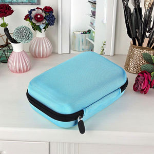 حقيبة حمل صلبة من إيفا قابلة للتخصيص للسفر للزيوت الأساسية والغبار حقيبة زجاجة دوارة مع نمط عصري لإغلاق السوستة - Product Image 2