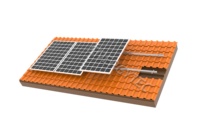 Supports de panneaux solaires en aluminium pour toits en tuiles Anodisé pour toit en tôle Installation solaire Système de montage solaire Modules PV encadrés