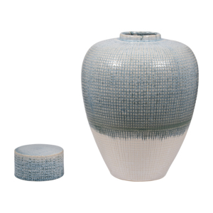 Vaso Decorativo in Ceramica Moderna con Coperchio per Soggiorno, Camera da Letto, Ufficio, Arredamento Casa, Ideale per l'Interno - Product Image 4