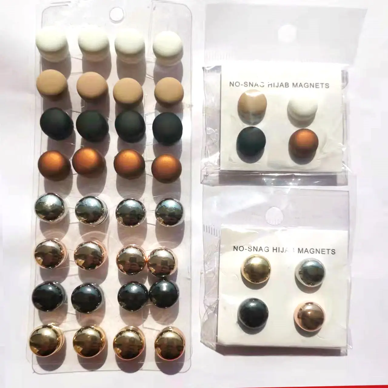Broches magnétiques pour hijab musulman, écharpe personnalisable, ensemble d'accessoires magnétiques, pour hijab musulman, 12 pièces
