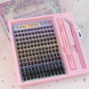 Set di Ciglia Finte Cluster DIY Popolari e Bellissime, Misure Miste 8-16mm, Realizzate in Fibra Sintetica - Product Image 5