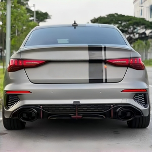 Difusor Trasero <span class=keywords><strong>RS3</strong></span> 8Y de Fibra de Carbono con Patrón de Fibra de Carbono, Material PP, Negro Plateado, para <span class=keywords><strong>Audi</strong></span> A3 8Y, <span class=keywords><strong>2021</strong></span>-2024 - Product Image 5