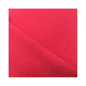 stripe ripstop dobby polyester spandex 4 way stretch fabric/elastic waterproof fabric