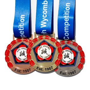 เหรียญเทควันโดในความมืดเหรียญโลหะบาสเก็ตบอลเต้นคาราเต้คิกบ็อกซิ่ง - Product Image 3