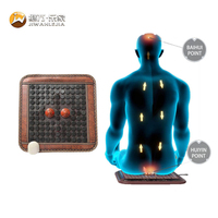 Coussin chauffant en tourmaline personnalisé Jiwan Lejia avec billes de massage, tapis thermique pour salon de bien-être