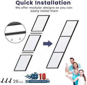 America's Best-Selling Carbon Steel Matte Black Sliding Glass Barn <b>Doors</b> Fiberglass <b>Screen</b> Contemporary Design for Bedroom - Product Image 4