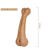 Nouveauté 2026 : Jouet à mâcher pour chien en bois et plastique, remplissable, durable, pour le nettoyage des dents et la stimulation moléaire