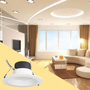 2023 migliore qualità per hotel round DLC elencati 24w 12w 15w 5CCT & watt faretto a led commutabile per la casa