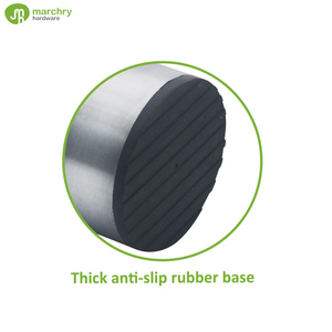 กันชนประตูทรงกลมทำจากผ้าซาตินสีดำทำจากสเตนเลสทนทาน - Product Image 2