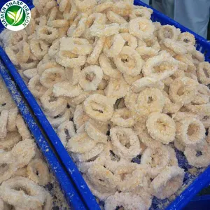 Wholesale price per ton china Frozen pre-fried onion rings in bulk for sale