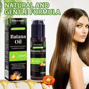 Aceite <span class=keywords><strong>de</strong></span> Batana Natural <span class=keywords><strong>de</strong></span> 100 ml <span class=keywords><strong>de</strong></span> Marca Privada, Suero para el Crecimiento del Cabello, Extracto <span class=keywords><strong>de</strong></span> Plantas, Aceite Esencial para el Cuidado del Cabello con Puntas Abiertas, OEM - Product Image 2