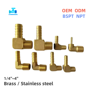 Raccordi PEX in ottone con inserti filettati maschio, giunto a torretta, gomito a <span class=keywords><strong>L</strong></span>, raccordo dritto in acciaio inossidabile, connettore a barb per tubi acqua e aria - Product Image 3
