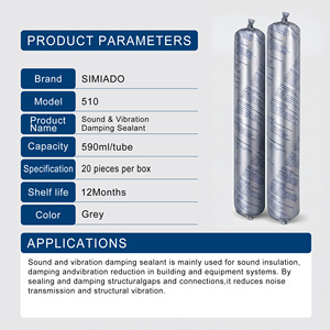 <strong>Acoustic</strong> Damping Silicone <strong>Sealant</strong> for Construction Strong Adhesion Noise Reduction &amp; Long-Lasting Soundproofing - Product Image 2