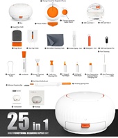 SIHAGE 25 in 1 Peralatan Pembersih Elektronik Kit Pembersih Layar Komputer Laptop Earphone Keyboard Sikat Pembersih Set untuk Ponsel Airpods