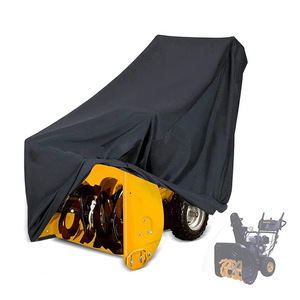 Housse anti-poussière pour déneigeuse, housse de protection extérieure imperméable pour machine à déneiger, tissu Oxford noir - Product Image 1