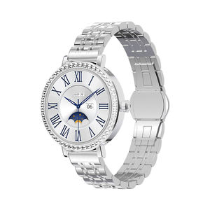 Reloj Inteligente HD36 para Mujer, Pantalla AMOLED, Correa de Acero Inoxidable 2026, IP67, Esfera con Diamantes, Monitor de Frecuencia Cardíaca, Presión Arterial y Oxígeno - Product Image 2