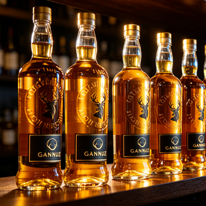 Whisky mélangé vieilli en bouteille, fabriqué en Chine, haute qualité, saveurs multiples, goût doux. Prix bas, pour supermarchés, bars, hôtels. - Product Image 1