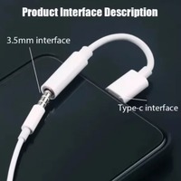 Portable USB Type C à 3.5mm Jack Adaptateur pour écouteurs USB-C 3.5 Câble convertisseur Audio pour Huawei Samsung Xiaomi