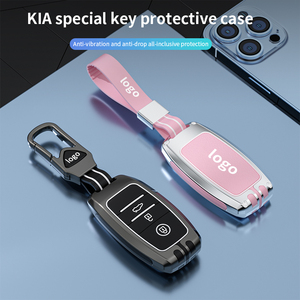 Étui à clés de voiture en alliage de Zinc pour <span class=keywords><strong>Kia</strong></span> Sportage 2023 2024 Ray Sorento Soul Telluride Cerato 2020 K5 K8 <span class=keywords><strong>2022</strong></span> accessoires Auto sans clé - Product Image 3
