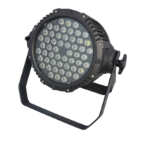 Projecteurs PAR étanches 54*3W RGBW / 3-en-1 LED, éclairage de scène PAR IP65 avec contrôle DMX pour bars, discothèques, KTV, fêtes, parcs et jardins