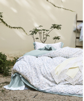 Ensemble de literie 4 pièces Opulent Lyocell-Draps imprimés ultra-doux, sensation de soie écologique, design exquis pour un confort de luxe