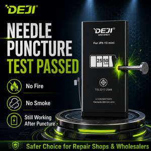 <span class=keywords><strong>Batterie</strong></span> semi-solide DEJI à cycle zéro pour <span class=keywords><strong>iPhone</strong></span> 13 Mini, affichage de la santé à 100 %, cellules A+ reconditionnées, usine de remise à neuf de téléphones - Product Image 1