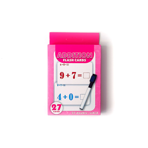 New arrivals tùy chỉnh học tập đồ chơi giáo dục màu đen trắng bé kích thích thị giác THẺ FLASH cho trẻ em Toddler toán học - Product Image 2