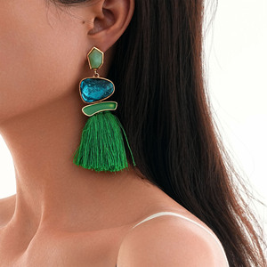 Pendientes de Borla con Rubí, Estilo Étnico, Venta <span class=keywords><strong>al</strong></span> <span class=keywords><strong>por</strong></span> <span class=keywords><strong>Mayor</strong></span> de Joyería, Éxito de Ventas en Europa y América - Product Image 2