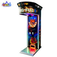 Machine d'arcade de boxe Kung Fu à monnayeur, machine de jeu électronique de test de force de frappe pour parc d'attractions