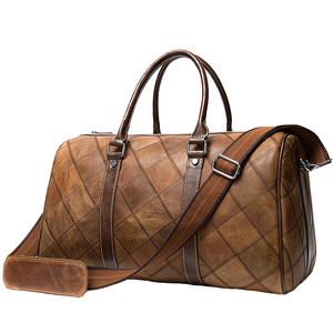 กระเป๋าเดินทางแบบถือสะพายไหล่หนัง PU คุณภาพสูง ดีไซน์หรูหรา แฟชั่น พร้อมโลโก้สั่งทำพิเศษ สำหรับทุกเพศ  พร้อมซิปปิด - Product Image 1