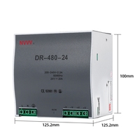 Transformateur AC-DC 24V 480W SMPS 20A Alimentation à découpage pour laboratoire et machines (garantie de 6 ans)