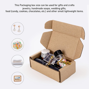 Có thể tái chế có thể gập lại hộp giấy hình chữ nhật với Matt cán UV lớp phủ dập nổi thực phẩm-an toàn cho vận chuyển lưu trữ các mặt hàng nhỏ - Product Image 3