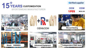 Nouveau design de gros en usine personnalisé brodé écologique à séchage rapide respirant spandex/coton pull surdimensionné à capuche - Product Image 5