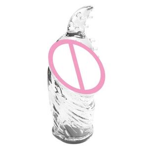 Manchon de pénis réutilisable de marque OEM, extenseur réaliste, préservatif d'extension, jouet sexuel pour hommes, agrandisseur de pénis, gaine de préservatif, modèle de retard - Product Image 4