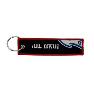Porte-clés militaire personnalisé brodé, style militaire, double face, avec bordure Merrow, pour cadeau <span class=keywords><strong>de</strong></span> fan <span class=keywords><strong>de</strong></span> l'armée - Product Image 2