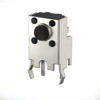 Boutons tactiles PPA à actionnement latéral, interrupteur à support horizontal, bouton-poussoir taille 6x6, 250V, montage SMD/THT